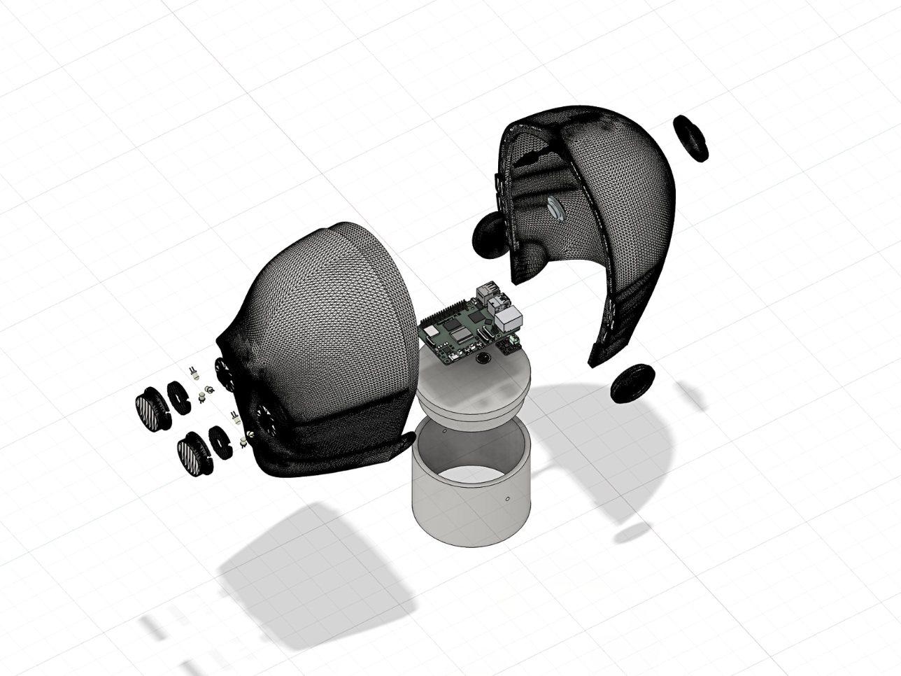 Exploded Layout · Internal Component Placement